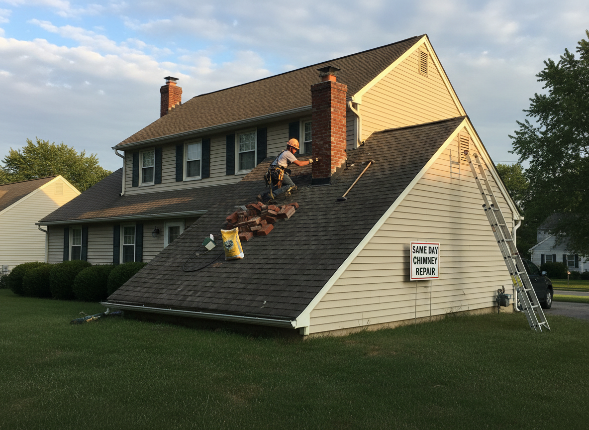 Chimney repair in Mason